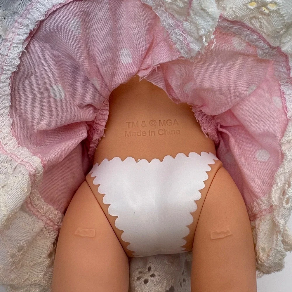 Vtg MGA Storytime Goldilocks Doll Pink Lace Dress Coquette Fairytale Kidcore